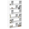 vidaXL Room Divider White 100x33x187.5 cm Engineered Wood
