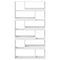 vidaXL Room Divider White 100x33x187.5 cm Engineered Wood