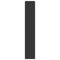 vidaXL Room Divider Black 100x33x187.5 cm Engineered Wood