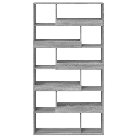 vidaXL Room Divider Grey Sonoma 100x33x187.5 cm Engineered Wood