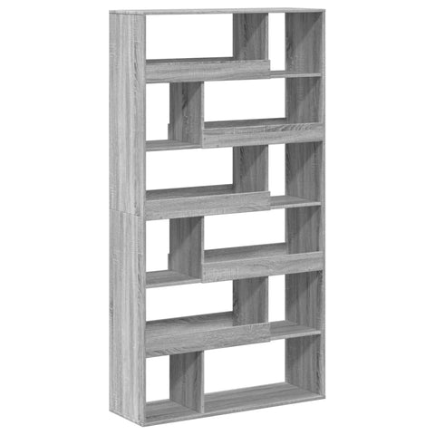 vidaXL Room Divider Grey Sonoma 100x33x187.5 cm Engineered Wood