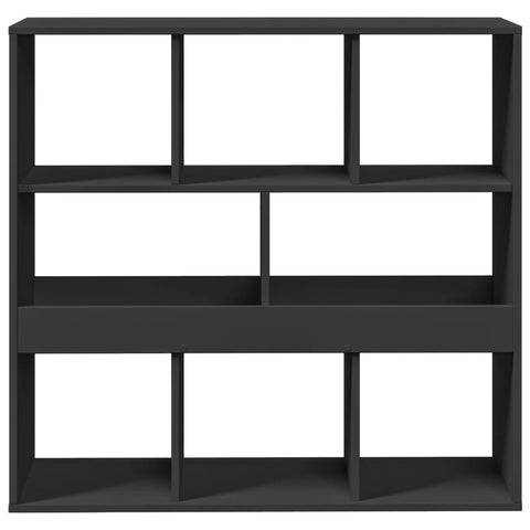 vidaXL Room Divider Black 100x33x94.5 cm Engineered Wood