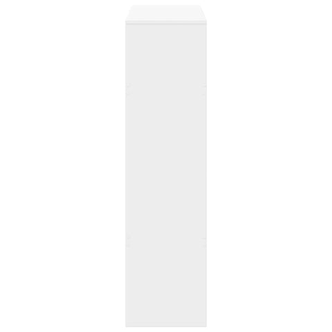 vidaXL Room Divider White 100x33x125.5 cm Engineered Wood