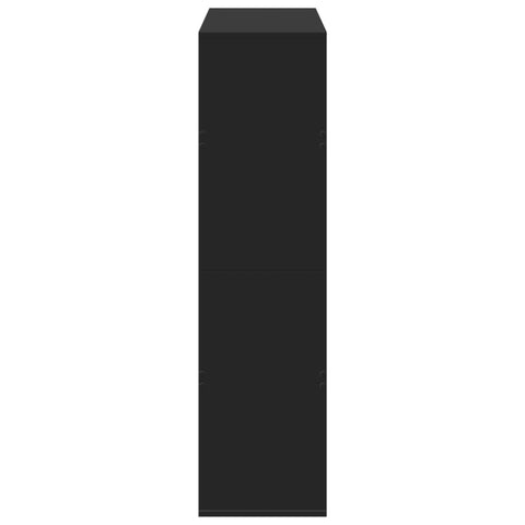 vidaXL Room Divider Black 100x33x125.5 cm Engineered Wood