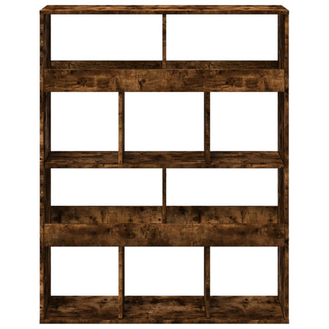 vidaXL Room Divider Smoked Oak100x33x125.5 cm Engineered Wood