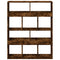 vidaXL Room Divider Smoked Oak100x33x125.5 cm Engineered Wood