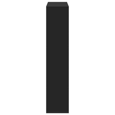 vidaXL Room Divider Black 100x33x156.5 cm Engineered Wood