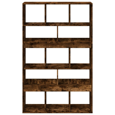 vidaXL Room Divider Smoked Oak100x33x156.5 cm Engineered Wood
