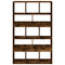 vidaXL Room Divider Smoked Oak100x33x156.5 cm Engineered Wood