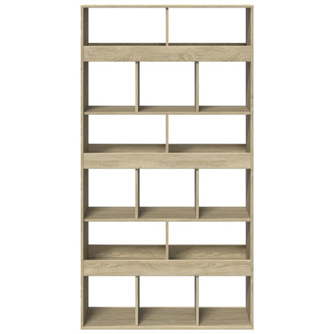 vidaXL Room Divider Sonoma Oak 100x33x187.5 cm Engineered Wood