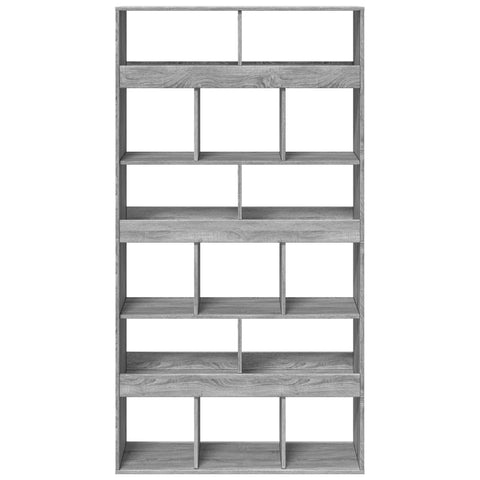 vidaXL Room Divider Grey Sonoma 100x33x187.5 cm Engineered Wood