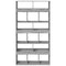 vidaXL Room Divider Grey Sonoma 100x33x187.5 cm Engineered Wood