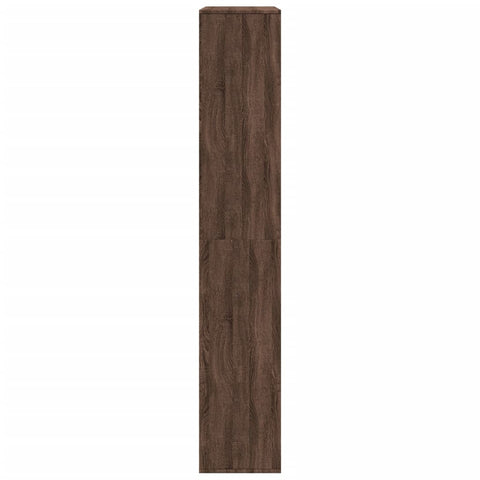 vidaXL Room Divider Brown Oak 100x33x187.5 cm Engineered Wood