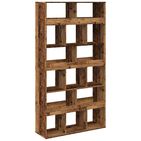 vidaXL Room Divider Old Wood 100x33x187.5 cm Engineered Wood