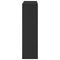 vidaXL Room Divider Black 100x33x115 cm Engineered Wood