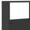 vidaXL Room Divider Black 100x33x155.5 cm Engineered Wood