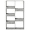 vidaXL Room Divider Concrete Grey 100x33x155.5 cm Engineered Wood