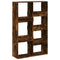 vidaXL Room Divider Smoked Oak100x33x155.5 cm Engineered Wood