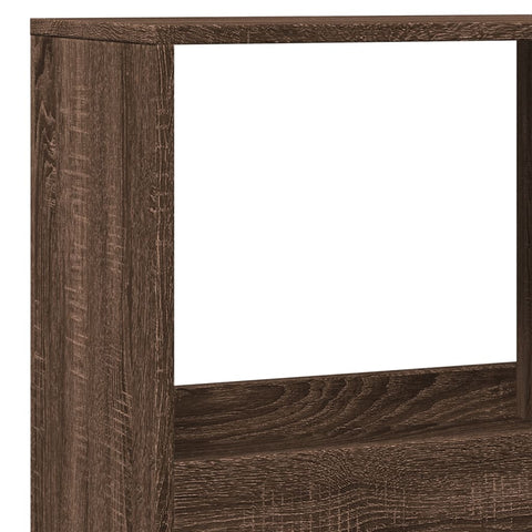 vidaXL Room Divider Brown Oak 100x33x175 cm Engineered Wood