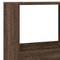 vidaXL Room Divider Brown Oak 100x33x175 cm Engineered Wood