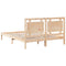 vidaXL Extra Long Bed Frame without Mattress 140x210 cm Solid Wood