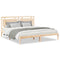 vidaXL Extra Long Bed Frame without Mattress 180x210 cm Solid Wood