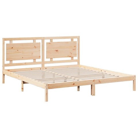 vidaXL Extra Long Bed Frame without Mattress 180x210 cm Solid Wood