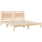 vidaXL Extra Long Bed Frame without Mattress 180x210 cm Solid Wood