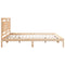 vidaXL Extra Long Bed Frame without Mattress 180x210 cm Solid Wood
