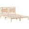 vidaXL Extra Long Bed Frame without Mattress 160x220 cm Solid Wood