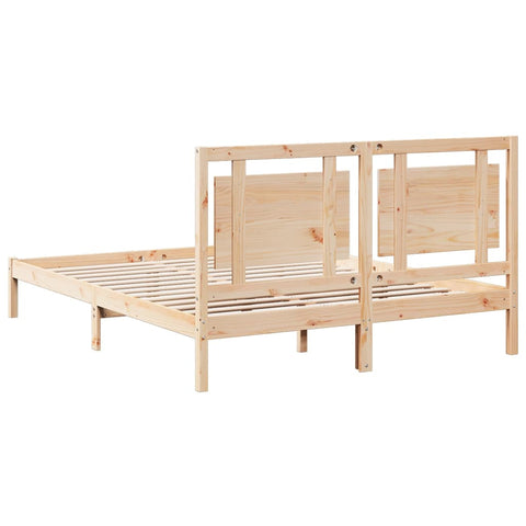 vidaXL Extra Long Bed Frame without Mattress 160x220 cm Solid Wood