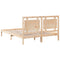 vidaXL Extra Long Bed Frame without Mattress 160x220 cm Solid Wood