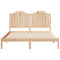 vidaXL Extra Long Bed Frame without Mattress 160x210 cm Solid Wood