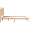 vidaXL Extra Long Bed Frame without Mattress 160x210 cm Solid Wood