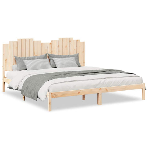 vidaXL Extra Long Bed Frame without Mattress 200x220 cm Solid Wood