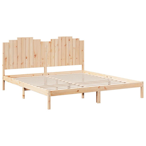 vidaXL Extra Long Bed Frame without Mattress 200x220 cm Solid Wood