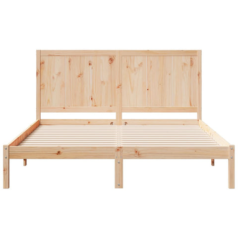 vidaXL Extra Long Bed Frame without Mattress 140x210 cm Solid Wood