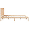 vidaXL Extra Long Bed Frame without Mattress 140x210 cm Solid Wood