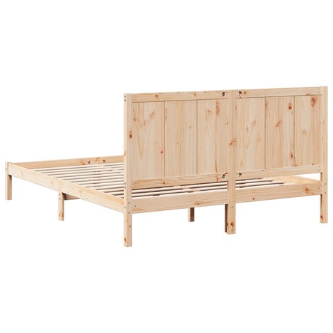 vidaXL Extra Long Bed Frame without Mattress 140x210 cm Solid Wood