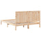 vidaXL Extra Long Bed Frame without Mattress 140x210 cm Solid Wood