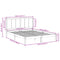 vidaXL Extra Long Bed Frame without Mattress 140x210 cm Solid Wood