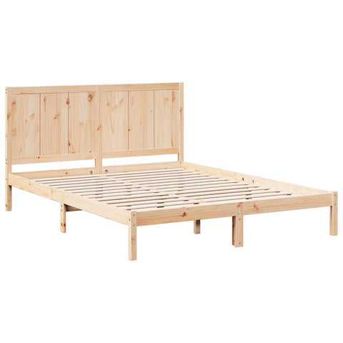 vidaXL Extra Long Bed Frame without Mattress 200x220 cm Solid Wood