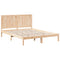 vidaXL Extra Long Bed Frame without Mattress 200x220 cm Solid Wood
