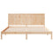 vidaXL Extra Long Bed Frame without Mattress 200x220 cm Solid Wood