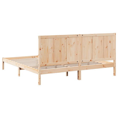 vidaXL Extra Long Bed Frame without Mattress 200x220 cm Solid Wood