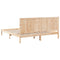 vidaXL Extra Long Bed Frame without Mattress 200x220 cm Solid Wood