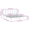 vidaXL Extra Long Bed Frame without Mattress 200x220 cm Solid Wood