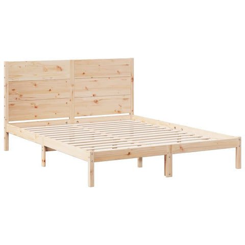 vidaXL Extra Long Bed Frame without Mattress 160x210 cm Solid Wood