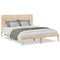 vidaXL Extra Long Bed Frame without Mattress 140x210 cm Solid Wood