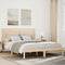 vidaXL Extra Long Bed Frame without Mattress 140x210 cm Solid Wood
